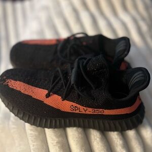 Adidas / Yeezy Boost / sz 2 / Black & Orange